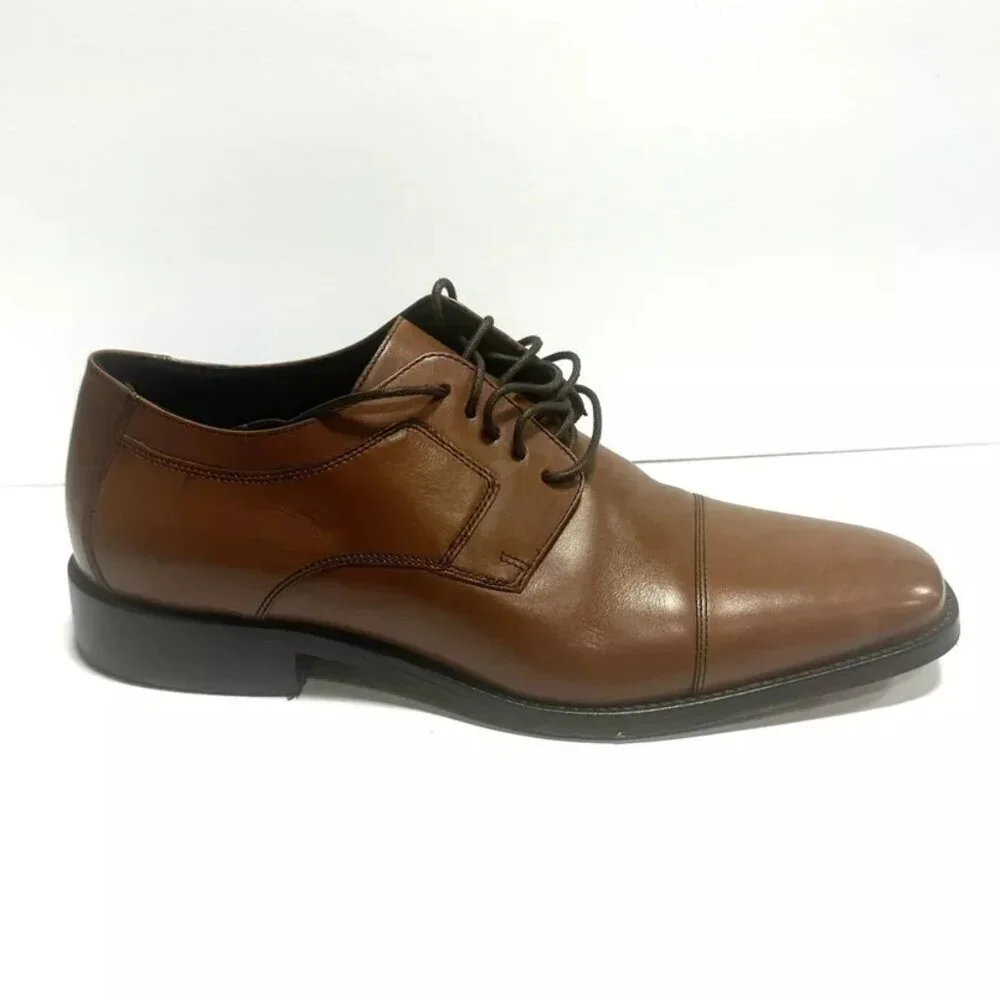 Johnston Murphy Mens Melton Cap Toe Oxford Size 11 M